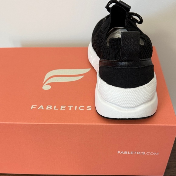 Fabletics Black and White Women's Sneakers - Picture 4 of 5